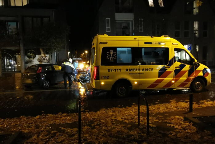 Fietser gewond bij botsing met automobilist