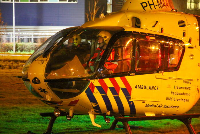 Traumahelikopter ingezet voor incident in woning