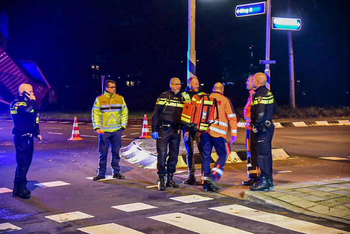 Fietser zwaargewond bij aanrijding