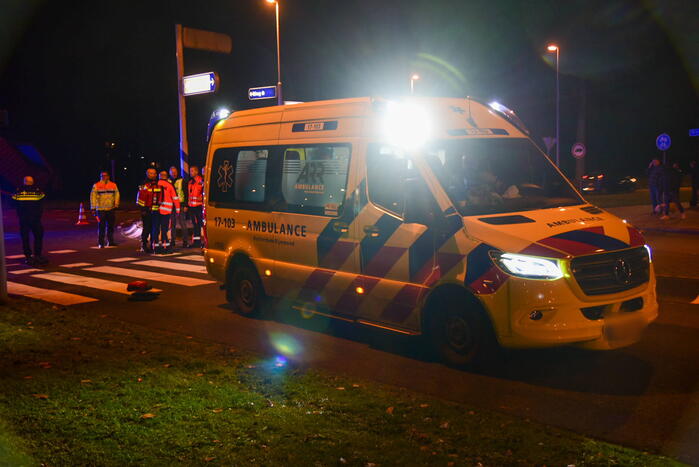 Fietser zwaargewond bij aanrijding