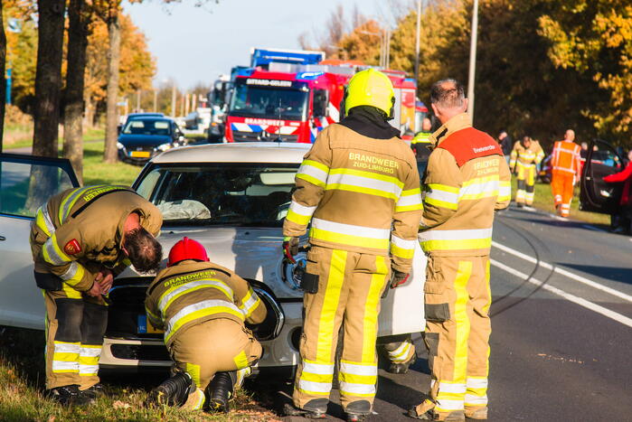 Flinke verkeerschaos na ongeval