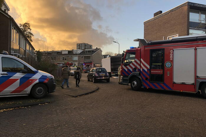 Flinke schoorsteenbrand in woning