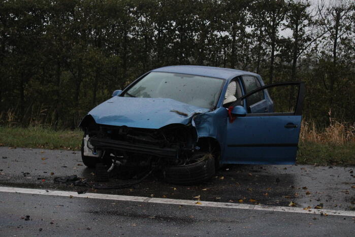 Ravage nadat auto op boom botst