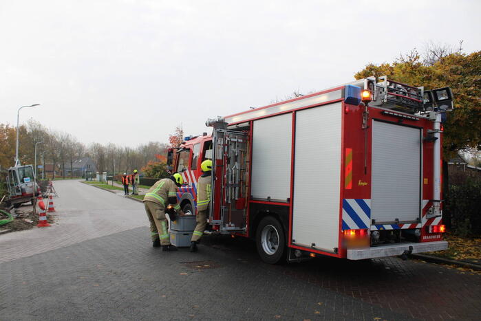 Gaslek bij aanleggen glasvezel
