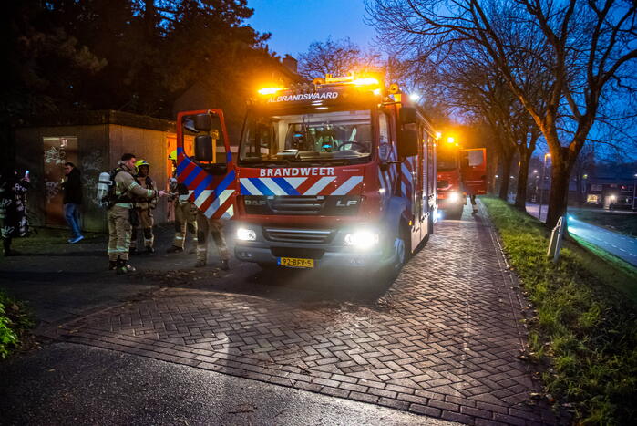 Rookontwikkeling door pannetje op het vuur