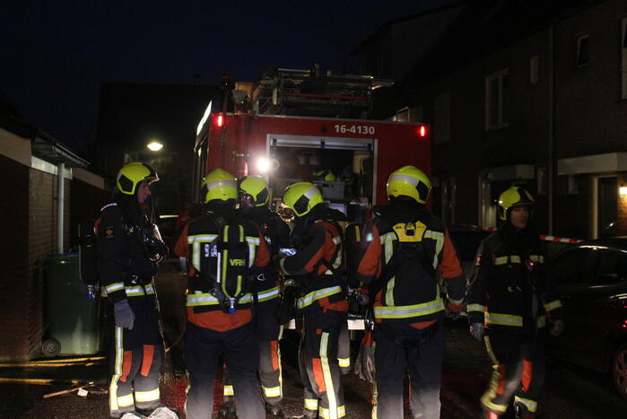 Brand in keuken van woning snel geblust