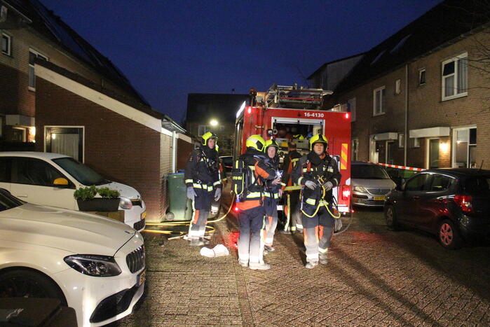 Brand in keuken van woning snel geblust