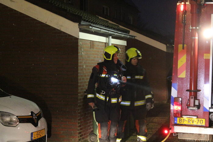 Brand in keuken van woning snel geblust