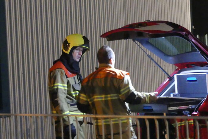 Gebied afgezet door lekkage opslagtank