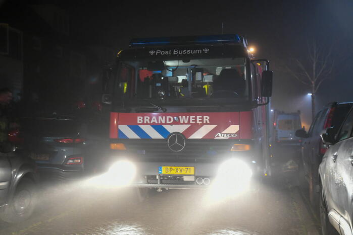 Brand in hal van woning