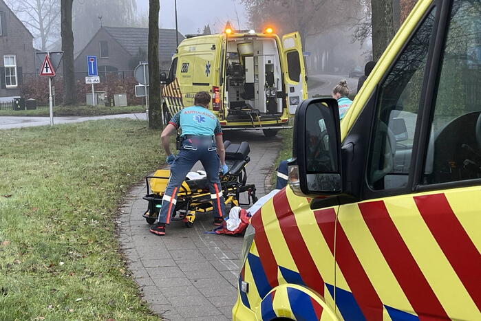 Scooterrijdster gewond na val