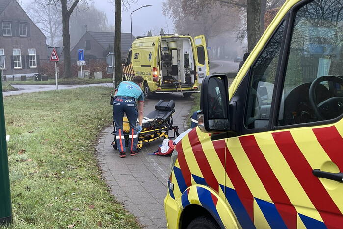 Scooterrijdster gewond na val