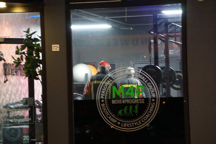 Veel rookontwikkeling bij brand in wasserette