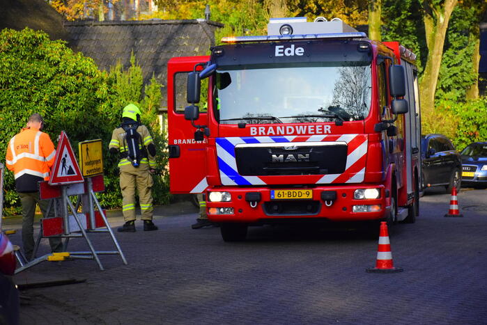 Gaslekkage door aanleg glasvezel