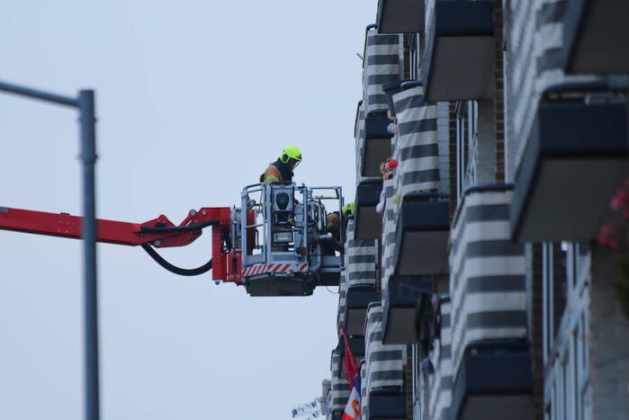 Twee appartementen verwoest door brand