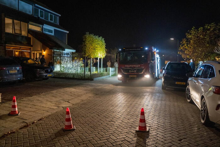 Woning vol rook door vergeten eten in oven
