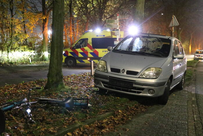Fietser gewond bij botsing met automobilist
