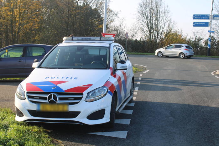 Fietser gewond bij botsing met auto