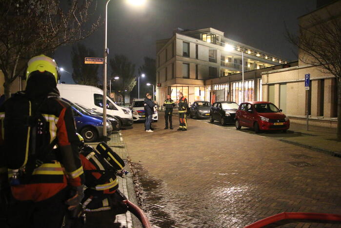 Ondergrondse container vermoedelijk in brand gestoken