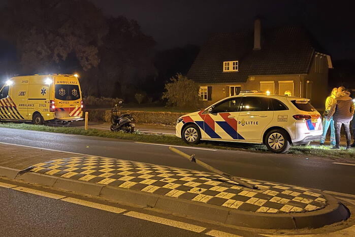 Scooterrijder gewond na eenzijdig ongeval