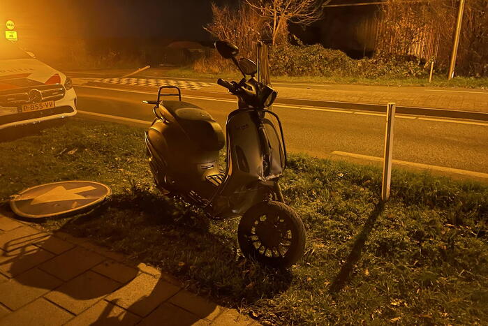 Scooterrijder gewond na eenzijdig ongeval