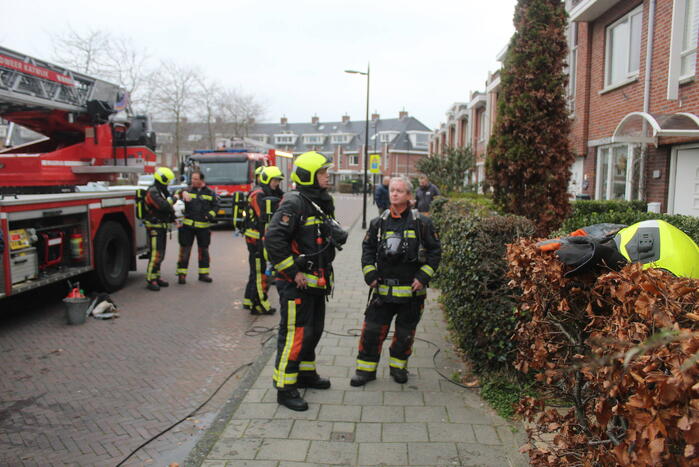Flinke rookontwikkeling bij woningbrand