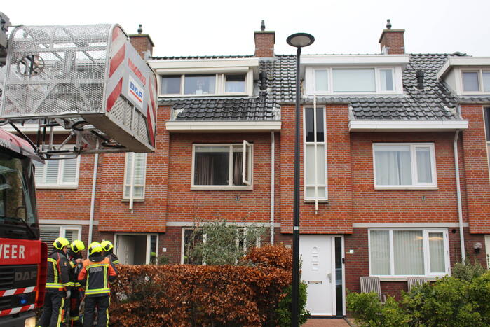 Flinke rookontwikkeling bij woningbrand