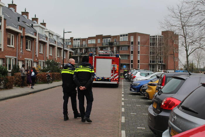Flinke rookontwikkeling bij woningbrand