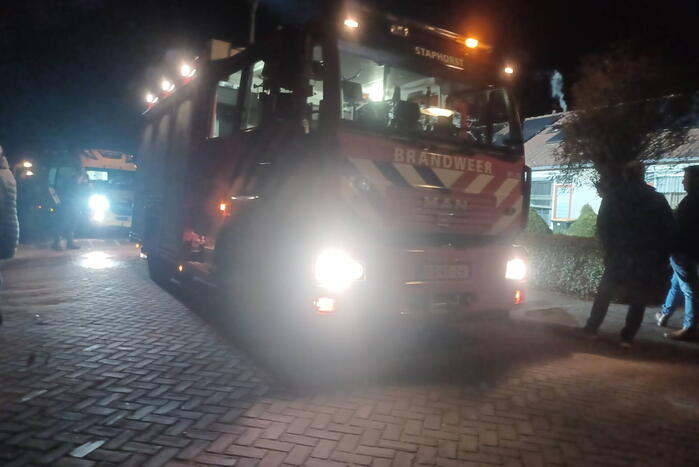 Persoon gewond bij brand in woning