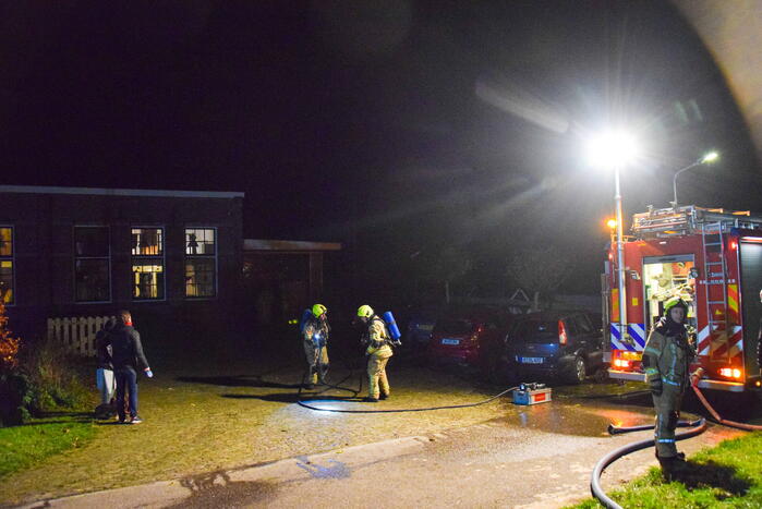 Middelbrand in bed and breakfast