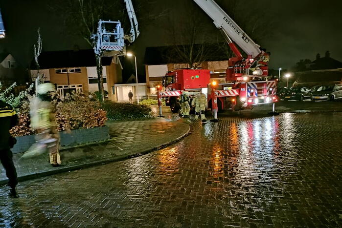 Schoorsteenbrand snel onder controle