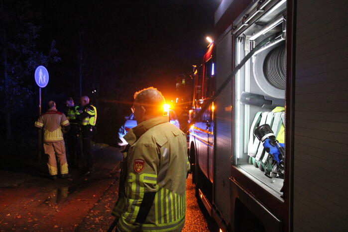 Scooter verwoest door brand