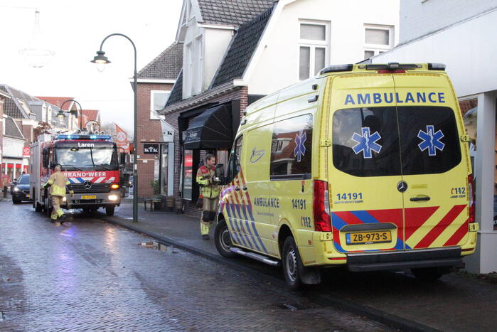 Kledingwinkel ontruimd, medewerker onwel