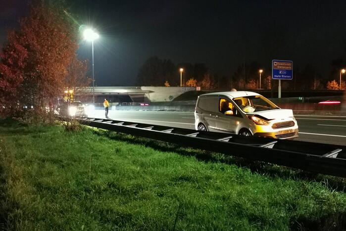 Vertraging na kop-staart botsing