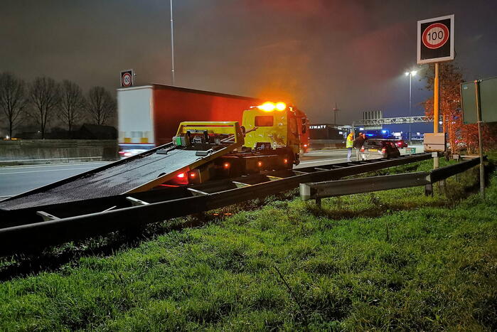 Vertraging na kop-staart botsing