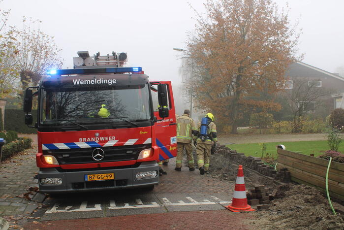 Aanleg glasvezel zorgt voor gaslekkage