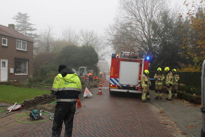 Aanleg glasvezel zorgt voor gaslekkage