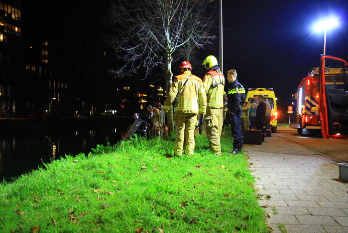 Grote inzet hulpdiensten om lampje in water