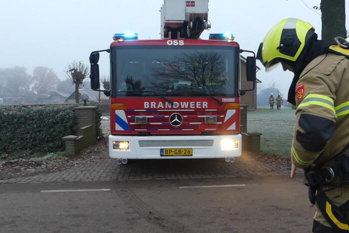 Schoorsteenbrand snel onder controle