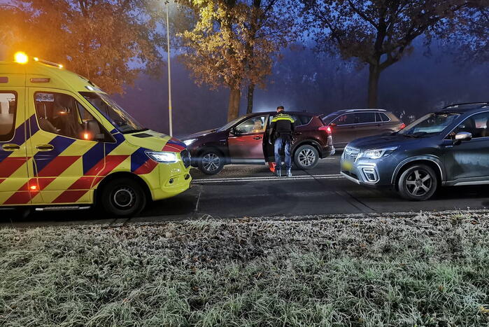 Vertraging na kop-staart botsing