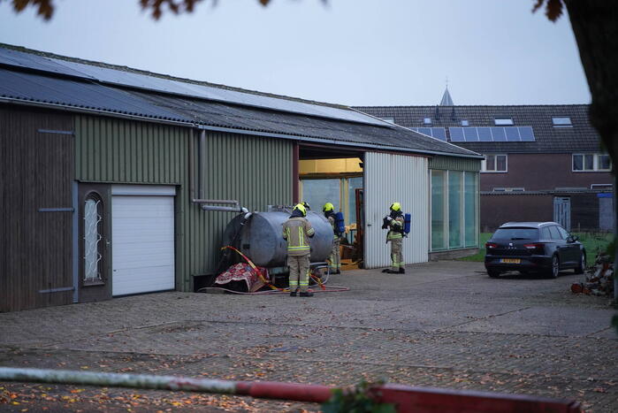 Gewonden na vreemde lucht, brandweer doet onderzoek