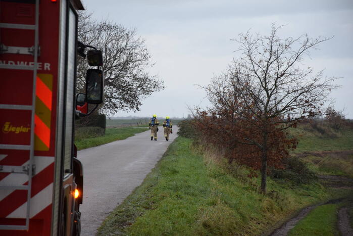 Weg afgesloten vanwege gaslucht