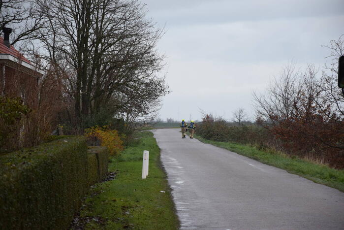 Weg afgesloten vanwege gaslucht