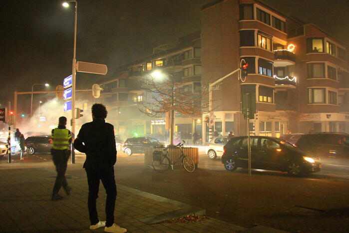 Veel feestvierders op straat na winst Marokko