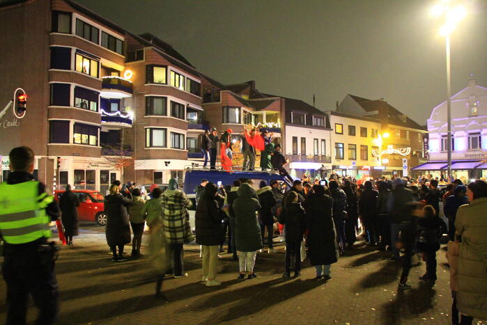 Veel feestvierders op straat na winst Marokko