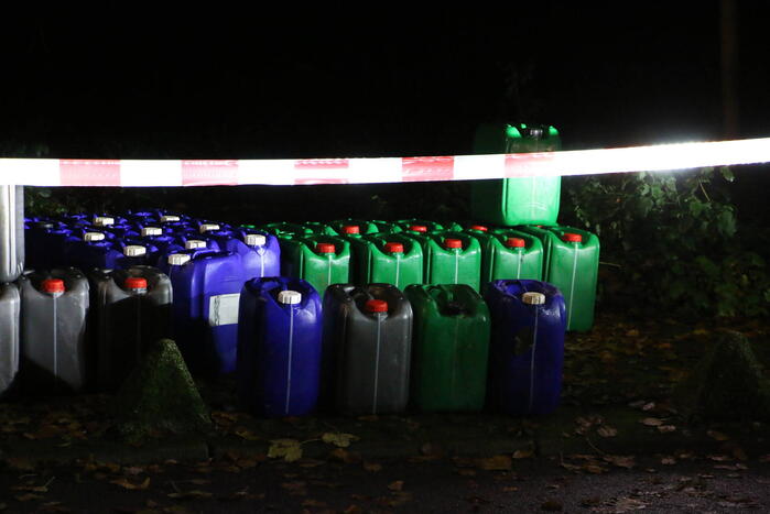 Flinke hoeveelheid drugsafval aangetroffen