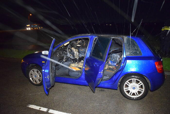 Aanhouding na brandstichting in auto