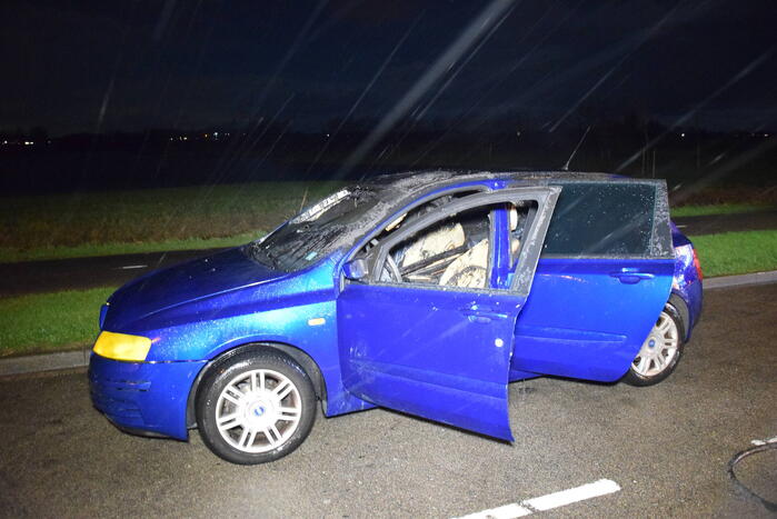 Aanhouding na brandstichting in auto