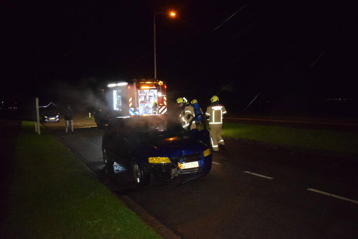 Aanhouding na brandstichting in auto