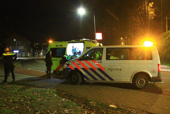 Maaltijdbezorger gewond na val met scooter